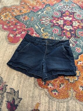 Francesca’s Dark Wash Denim Shorts